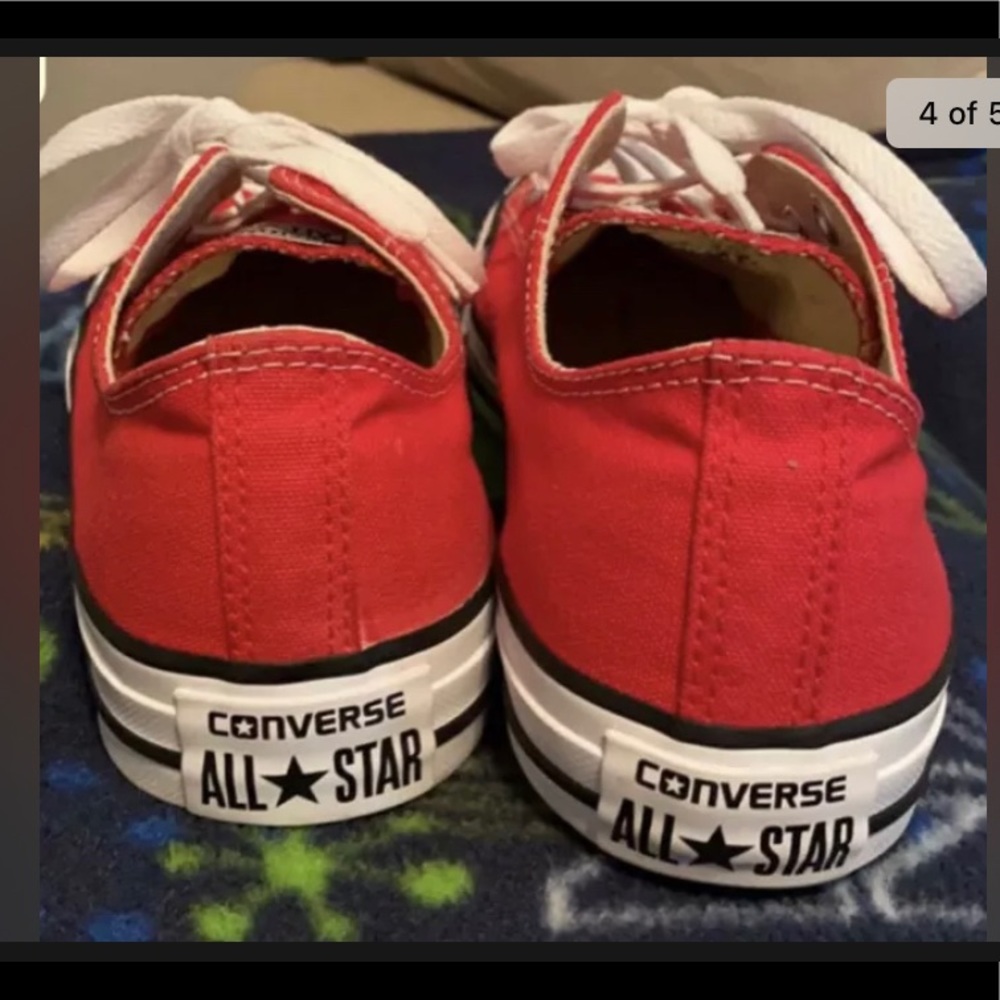 Red Converse - Picture 4 of 4